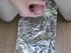 アルミホイルに射精 - Screenshot 6 of 16 - Penis