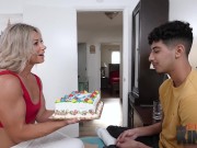 Preview 1 of FilthyTaboo - Hot Blonde Milf Lets Her Stepson Fuck Her Good For Labor Day