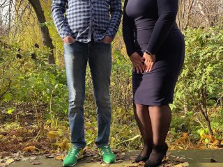 Favorite mother-in-law pisses like a mare next to her son-in-law