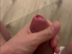 Cumshot during NoNutNovember 😇 (lubed)