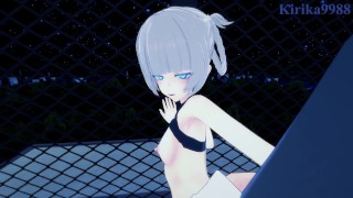 Call Of The Night POV Hentai And I Have Intense Sex On A Rooftop At Night