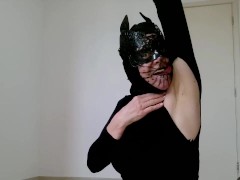 Armpit Fetish - here I am a cute CatWoman licking