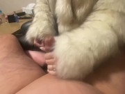 Preview 3 of Fur rub on cock
