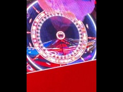 ASS ON THE ROULETTE TABLE AT THE CASINO