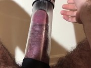 Preview 5 of I pumped my dick for 10 short minutes to cum well