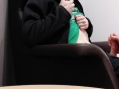 Lucky Shopper gets a Mouthful of Heather Kane and Cums Everywhere