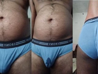 Hot daddy juicy underwear and cumshot