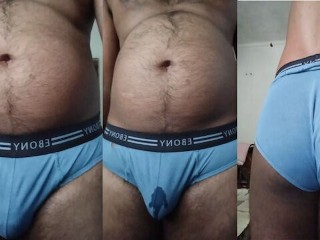 Hot Daddy Juicy Underwear and Cumshot