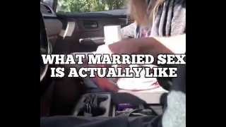 WHAT MARRIED SEX IS REALLY LIKE SURPRISE CUMSHOT RENTAL CAR HANDJOB