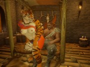 Preview 1 of Karra Furry Tigress and Big Guy