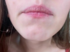 Bubble gum chewing ASMR