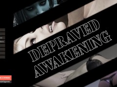 Video Depraved Awakening #6: Dirty detective spies on a hot redhead while she masturbates (HD Gameplay)