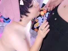 Video Goth Trans Slut Milks Dealer's Massive Cock (TRY NOT TO CUM!)