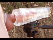 Preview 3 of Fleshlight outdoors cock milking