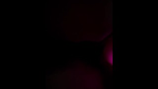 Noisy FTM gets fucked by female and dick is played with vibrator