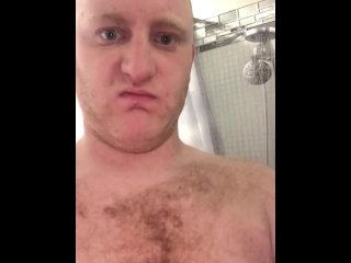 shower, verified amateurs, big dick white guy, solo male
