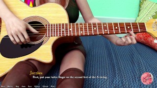 BEING A DIK #18 - Sexy roodharige leren gitaar te spelen - Gameplay becommentarieerd