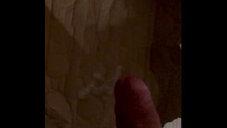 Custom video for a customer. Mega cumshot in the rear of the supermarket. Real