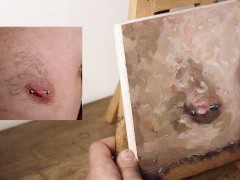 JOI OF PAINTING EPISODE 72 - First Chest Layer with Hair