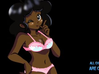 nude, cartoon character, solo female, big boobs