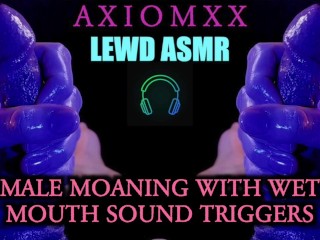 (LEWD ASMR) Male Moaning with Wet Mouth Sounds - Erotic Fantasy Audio - JOI - Wet ASMR