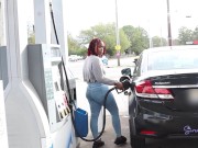 Preview 1 of He met his first pornstar at the Gas Station