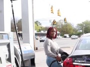 Preview 6 of He met his first pornstar at the Gas Station