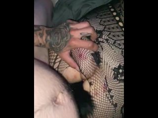 orgasm, doggystyle, 60fps, huge white cock