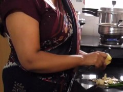 Pretty Indian Big Boobs Stepmom Fucked in Kitchen by Stepson - Screenshot 3 of 16 - Indian Bhabhi