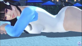 Dead or Alive Xtreme Venus Férias Nyotengu Miu Fūrinji Anime Body Paint Nude Mod Fanservice Apprec