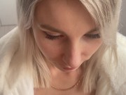 Preview 1 of The queen of blowjob Vik1One shows a cool blowjob