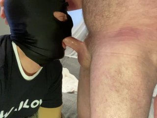 Insatiable faggot cocksucker earning another alpha nut