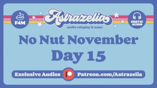 No Nut November Challenge - Dia 15 [Dildo] [Fsub] [Daddy] [Alongamento da buceta]
