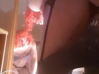 Sissy Bitch vegetable anal