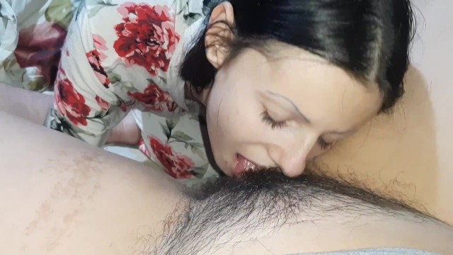 My girlfriend plays with my furry pussy and makes me orgasm - Lesbian_illusion
