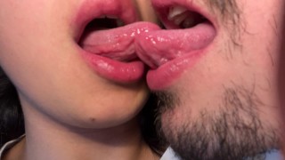 Sloppy Passionate Teen Kissing | Free Onlyfans 