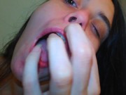 Preview 5 of Do you like SPIT PLAY? How about SNOT PLAY? I'm a Nasty Fetish Girl Who Loves all her Gross Hot Flui