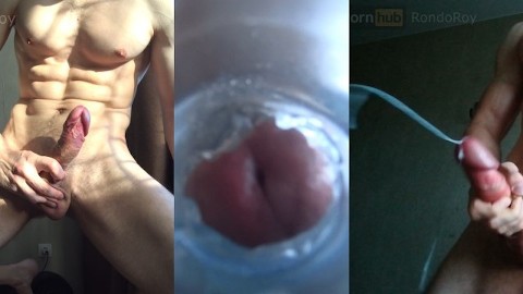 Compilación masiva de corridas Pt.5 - Gemidos, Fleshlight, orgasmos intensos, cámara lenta