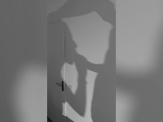 A Good Shadow Blowjob for her