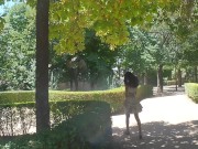Preview 4 of getting nude in a public park of spain- holidays