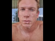 Preview 1 of Guy has first experience with cum from wife's best friend