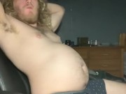 Preview 3 of Eating cookies and rubbing my gut