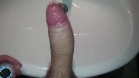 Stroking my huge 9Inch cock