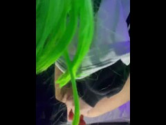 Dickgirl Ritha is getting alien dildo in her Ass