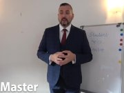 Preview 2 of Counsellor in suit humiliates and laughs at student for having a tiny cock SPH verbal PREVIEW