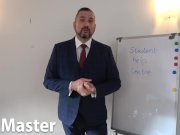 Preview 3 of Counsellor in suit humiliates and laughs at student for having a tiny cock SPH verbal PREVIEW