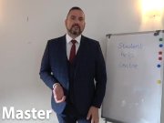 Preview 4 of Counsellor in suit humiliates and laughs at student for having a tiny cock SPH verbal PREVIEW