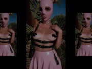 Preview 5 of Wearing latex in public around the city in Greece