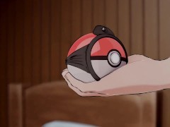 Video pokemon in a Pokeball
