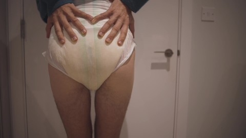 Multiple wettings in old style Tena diaper